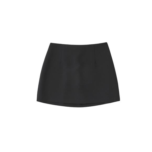 Abercrombie & Fitch Women's The A&F Scarlett Mini Skort High Rise Black Size XL